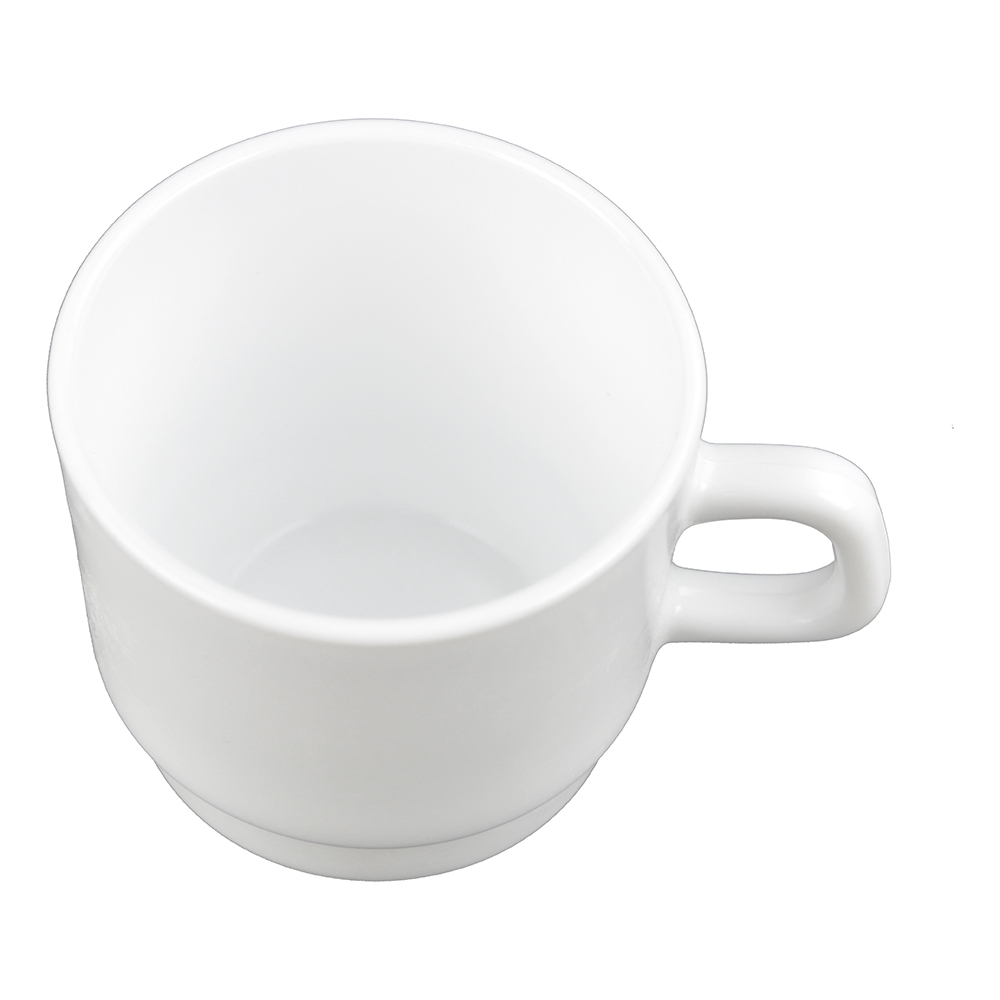 7-1/2 oz CUP, OPAL, WHITE(4)