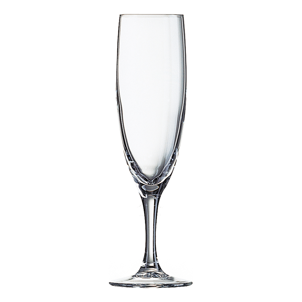 Flute Glass Elegance 5-3/4 oz
