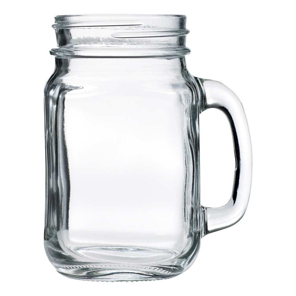 DRINK JAR 16OZ W/HANDLE (1)