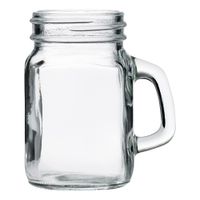 Cardinal FK209 Arcoroc Mason Jar W/Handle, Glass - 4-3/4 oz