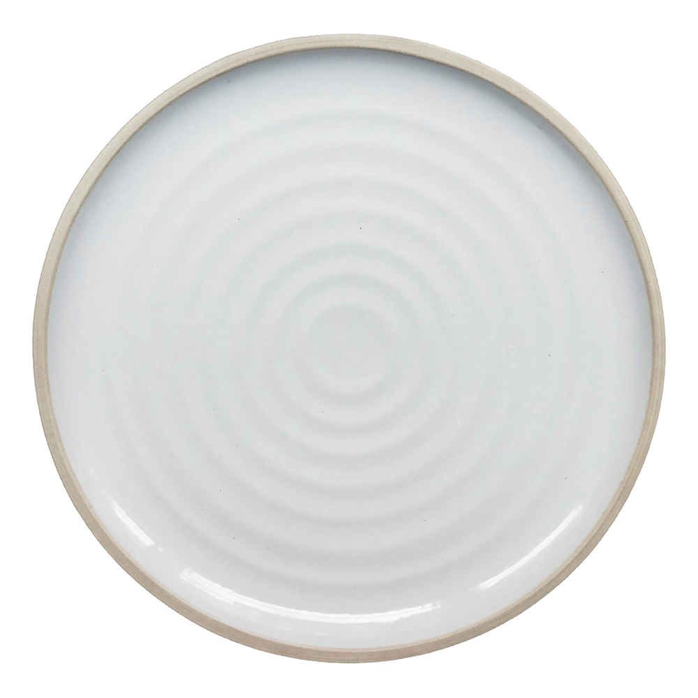 10.75" GEODE ENTREE PLT WHT (1