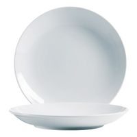 Cardinal S1509 Arcoroc Rondo Plate, Deep, White, Extra
Strong Porcelain - 12"