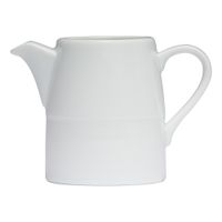 Cardinal S1517 Arcoroc Rondo Creamer, Small, Handled, White,
Extra Strong Porcelain - 4-1/2 oz