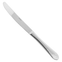 Cardinal T8004 Arcoroc Stone Dinner Knife, 18/10 Stainless
Steel, Hammered Finish - 9-1/2"