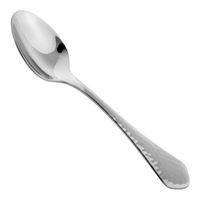 Cardinal T8028 Arcoroc Stone Teaspoon, Hammered Finish,
18/10 Stainless Steel - 6"