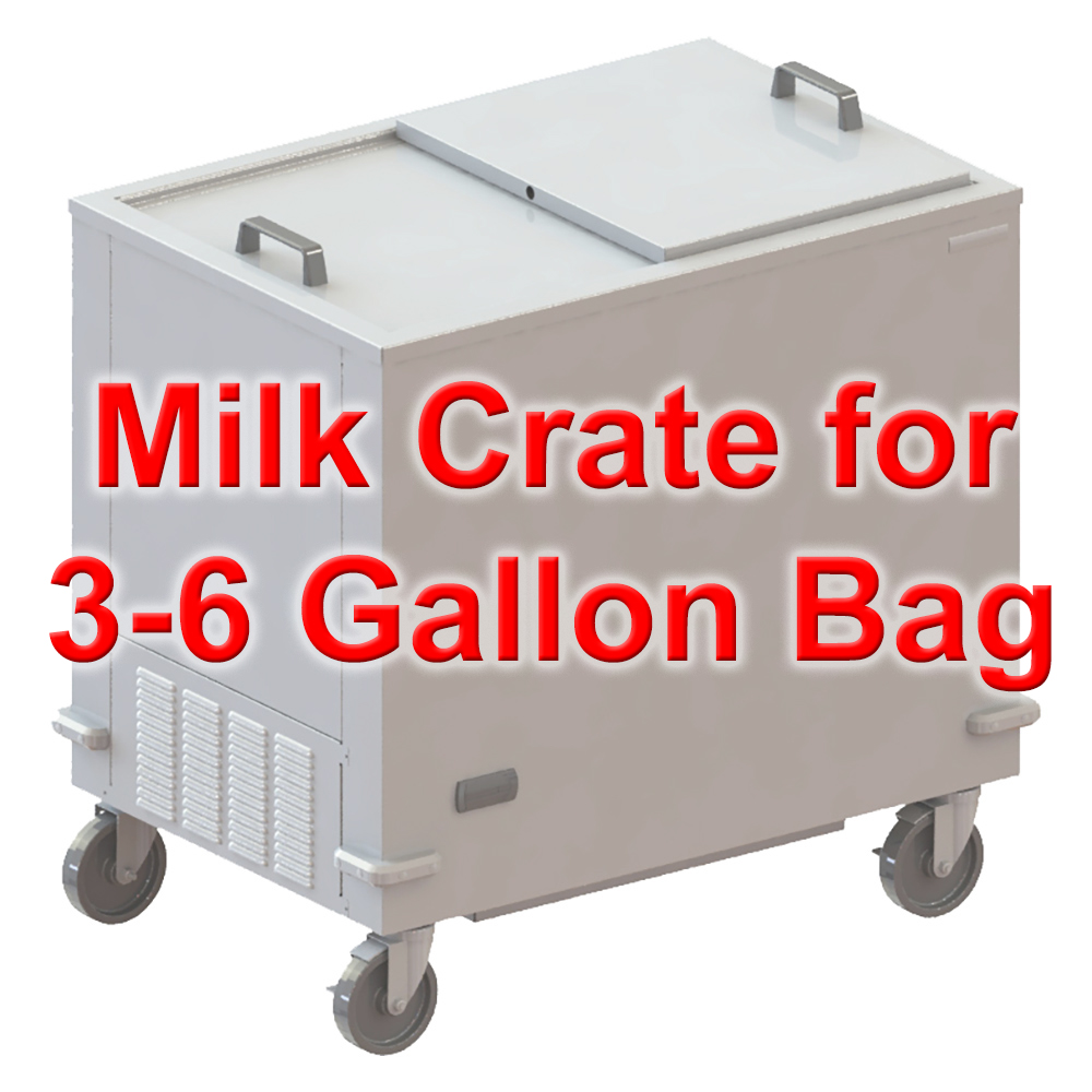 MILK CRATE (3,5, OR 6 GAL BAGS