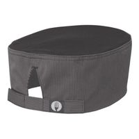Chef Works DFCVDGY0 Cool Vent Beanie, Dark Gray, Cotton -
One Size