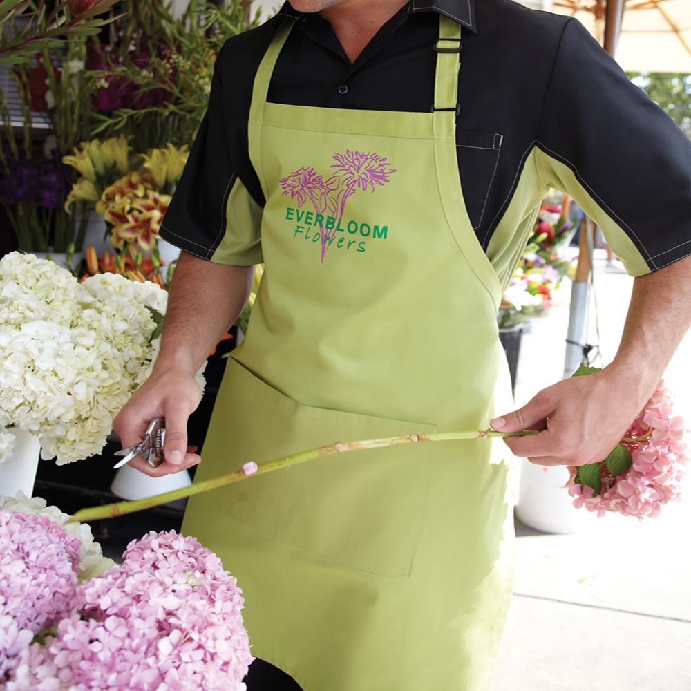 BUTCHER BIB APRON RED (72)