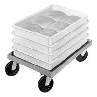 Channel PBD Dough Box Dolly, Aluminum - 17-3/4" x 25-1/4" x
7-1/2"