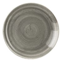 Churchill SPGSPD221 Stonecast Coupe Plate, Peppercorn Grey,
Ceramic - 8-5/6" *Discontinued*