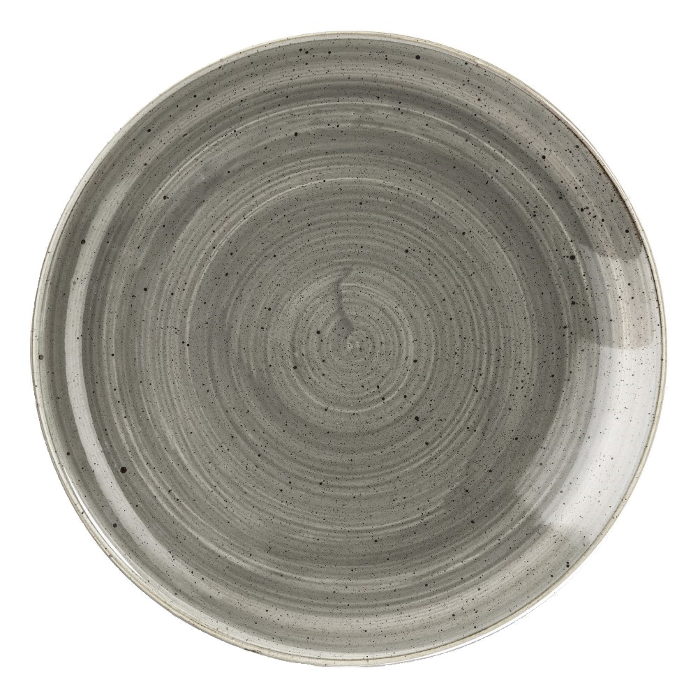 PLATE 8 5/6" DEEP GREY(1)