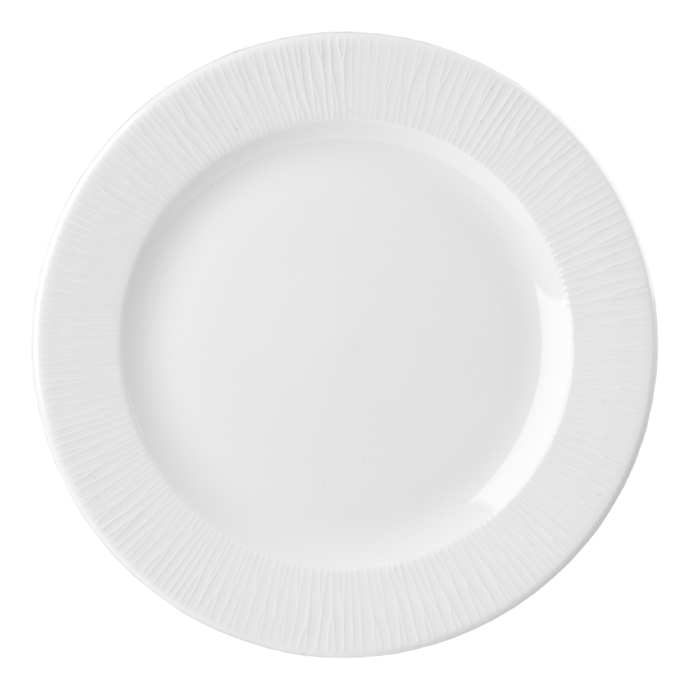 10 1/4" PLATE BAMBOO WHT (1)