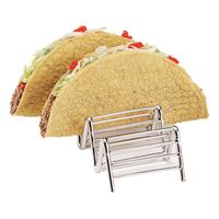 Clipper Mill 4-81858 Taco Holder, Stainless Steel, 3-4 Tacos
- 6" x 2-1/2"