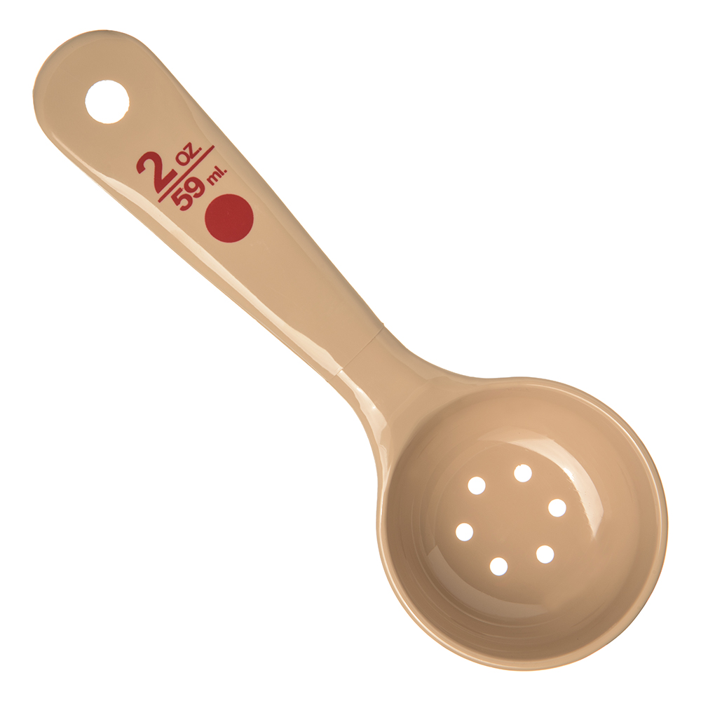 2 OZ SERVER PERF BEIGE (12)