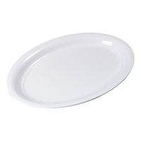 Carlisle 4384002 Catering Platter, White, Melamine - 21" x
15"