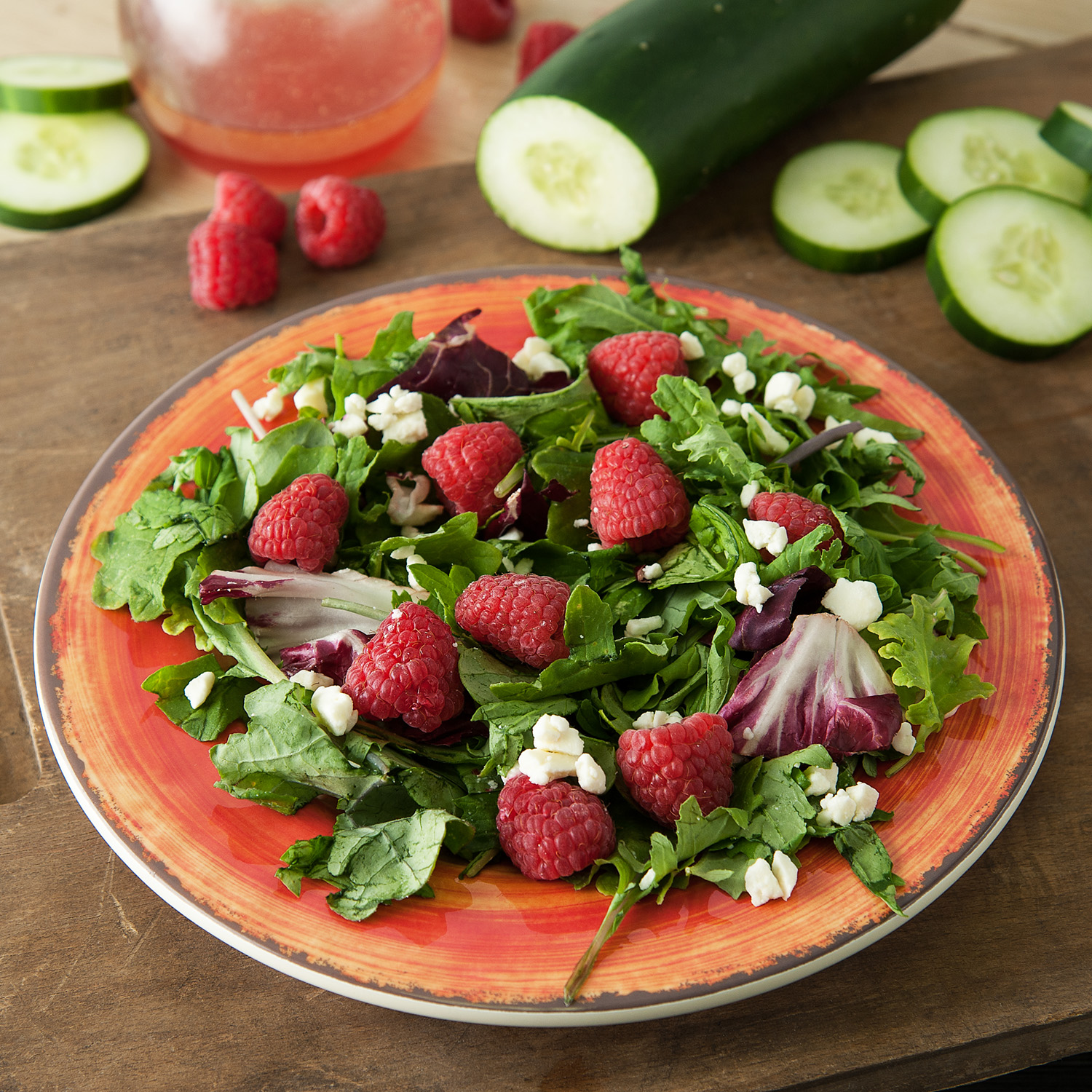 MINGLE SALAD PLATE FIREBALL