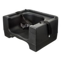 Carlisle 7114-103 Dual Booster Seat, Black, Plastic