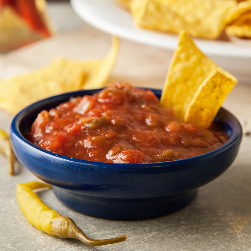 5 OZ SALSA DISH BLUE (48)