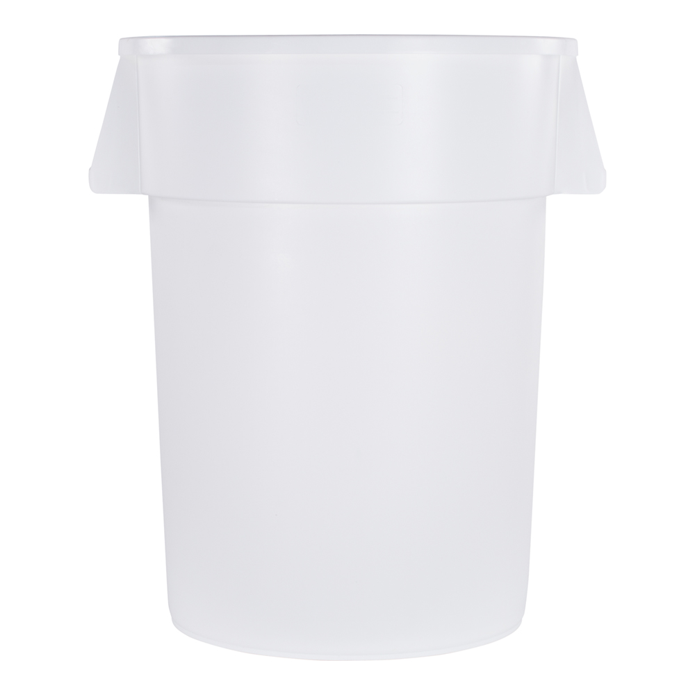 44 GAL GARBAGE CAN WHT