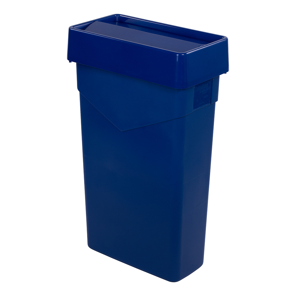 23 GAL GARBAGE CAN BLUE(4)