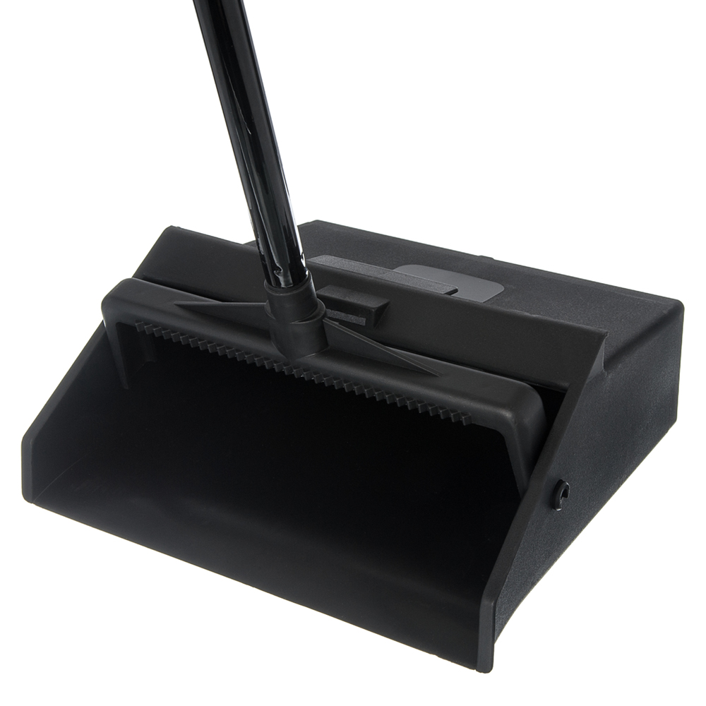 LOBBY DUST PAN 12" BLACK (6)