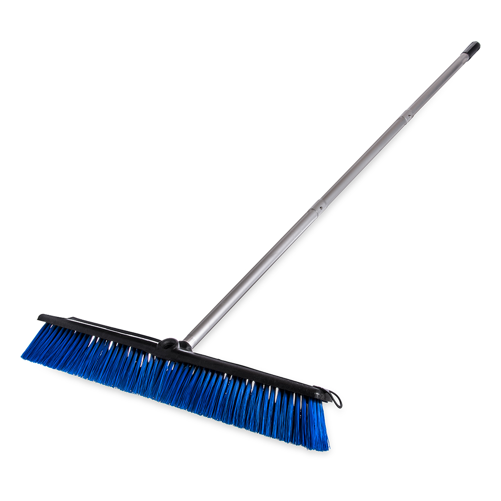 BROOM 24" - 3" BRISTLE BLUE