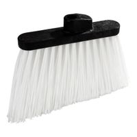 Carlisle 3686702 Duo-Sweep Medium Duty Angle Broom Head,
White, Plastic - 12"