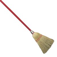 Carlisle 368100 Lobby Corn Broom, Wood/Corn - 34"