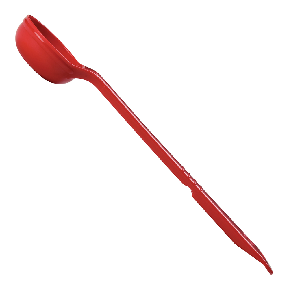 2 OZ SOLID PRTN SPOON RED
