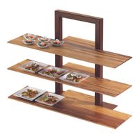 Cal-Mil 1449-99 Frame Riser Shelf ONLY, Reclaimed Wood - 32"
x 11-1/2" x 1/2"