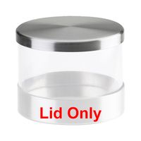 Cal-Mil 1852-4 Mixology Hinged Lid, Stainless Steel - 4-1/4"