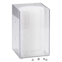 Cal-Mil 298-12 Classic Napkin/Lid/Cup Organizer, Clear,
Plastic - 4-1/2" x 4-1/2" x 8"