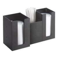 Cal-Mil 299-13 Classic Lid Organizer, Black, Plastic -
5-1/4" x 5-1/4" x 8"