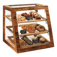 Cal-Mil 3432-S-99 Madera Slanted Display Case, Reclaimed
Wood - 21-1/2" x 21" x 21"