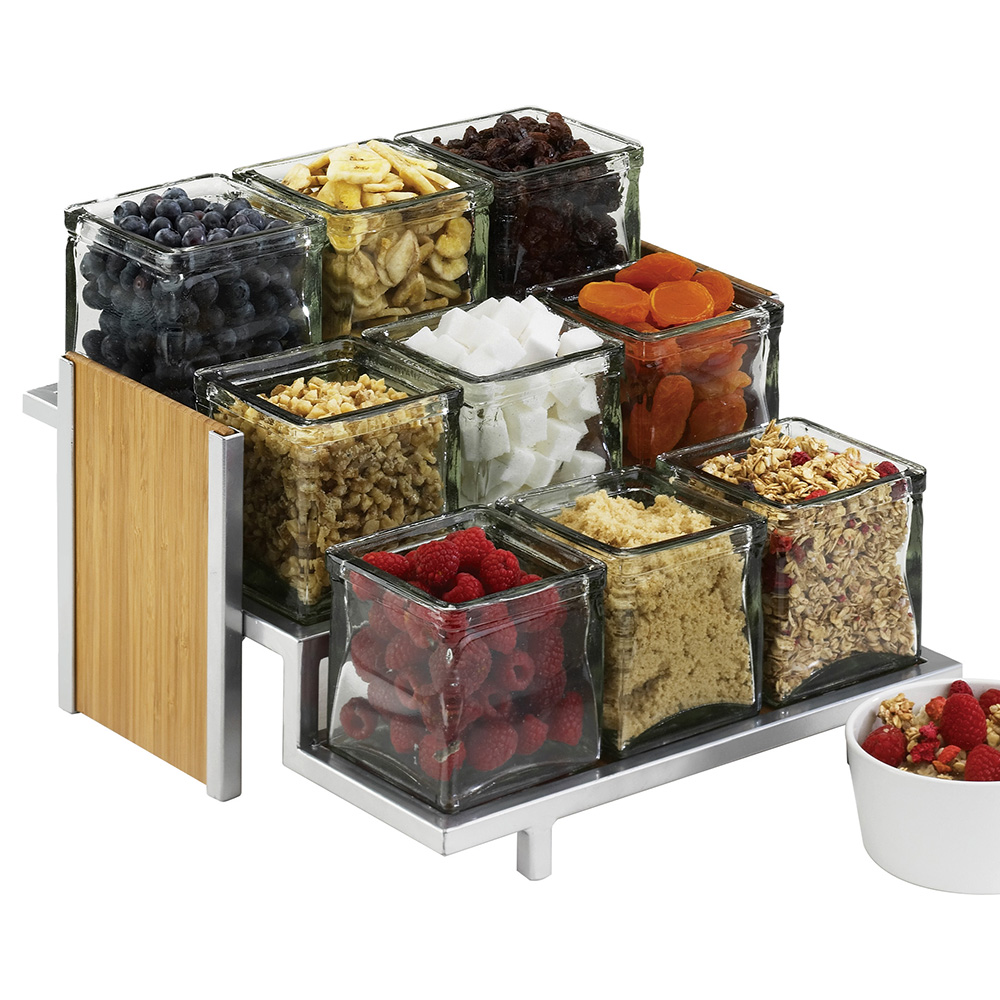 4"X4"X4" STORAGE JAR GLASS (3)