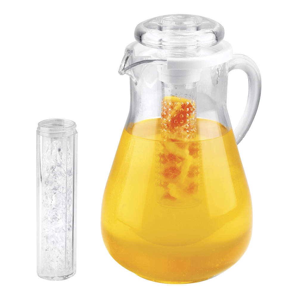 PITCHER 11"D CLEAR ACRYLIC(3)