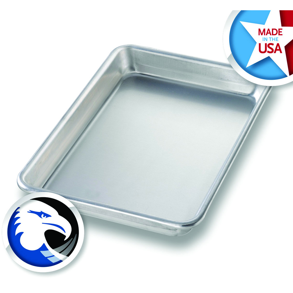 Chicago Metallic 41800 Eighth-Size Sheet Pan, 16 GA