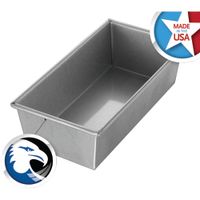 Chicago Metallic Bakeware 49115 Glazed Open Top Bread Pan,
26 Gauge, Aluminized Steel - 10" x 5" x 3"