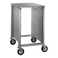 Cres Cor 280-1818A Corrugated Sidewall Utility Rack,
Aluminum, Half 1/2 Size - 27" x 21-7/8" x 36-1/8"