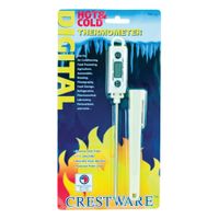 Crestware TRM302 Digital Pocket Thermometer, -40F to 302F,
Stainless Steel Stem