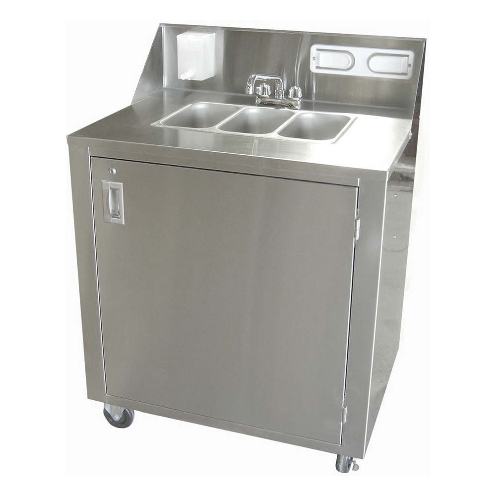 PORTABLE HAND SINK CART 3 CMP