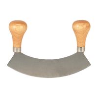 Dexter-Russell 91502 Basics Mezzaluna Chopper, Stainless
Steel/Wood - 6-3/4"