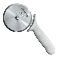 Dexter P177A-5PCP Sani-Safe Pizza Cutter, White, Plastic,
Stainless Steel - 5"