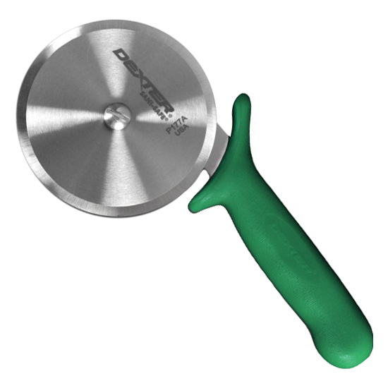 4" PIZZA CUTTER SANI-SAFE GRN