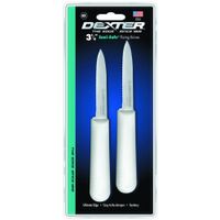 Dexter S104SC-2PCP 2-Pack Sani-Safe Scalloped Paring Knife,
White, Plastic, Dexsteel - 3-1/4"