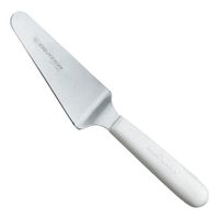 Dexter-Russell S174 Sani-Safe Pie Knife, White, Stainless
Steel/Plastic - 4-1/2" x 2-1/4"; 9"