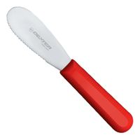 Dexter-Russell S173R-PCP Sani-Safe Sandwich Spreader, Red,
Stainless Steel/Plastic - 3-1/2"