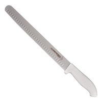 Dexter-Russell SG140-14WGE-PCP SofGrip Wide Duo-Edge Slicer,
White, Dexsteel/Rubber - 14"