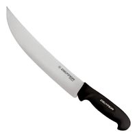 Dexter SG132-10B-PCP SofGrip Cimeter Steak Knife, Black,
Rubber/Dexsteel - 10"
