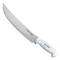 Dexter-Russell SG132-10PCP SofGrip Cimeter Steak Knife,
White, Dexsteel/Rubber - 10"